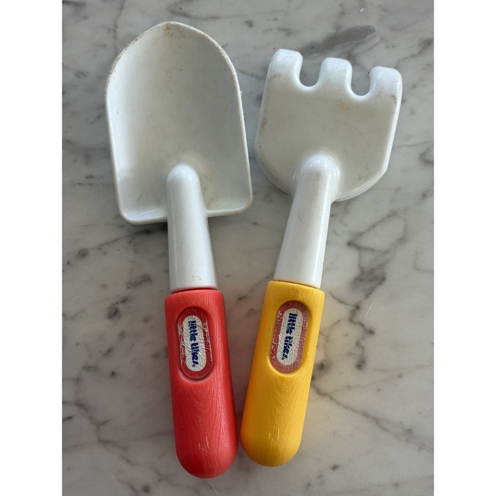 Little Tikes Garden Tool Rake & Shovel Gardening Sand Play Toy Dirt Dig Play Toy